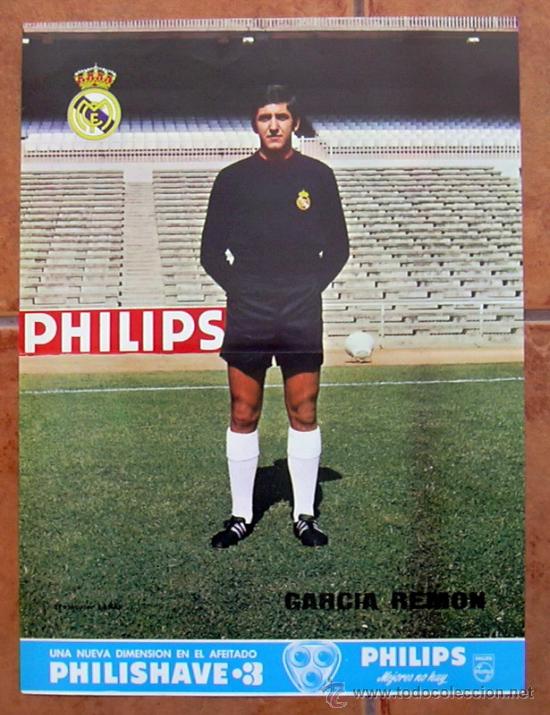 Sammelleidenschaft Sport: Real Madrid - Garcia Rem&oacute;n - Poster tama&ntilde;o 41x30 - a&ntilde;os 70
