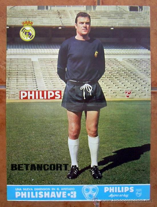 Sammelleidenschaft Sport: Real Madrid - Betancort - Poster tama&ntilde;o 41x30 - a&ntilde;os 70