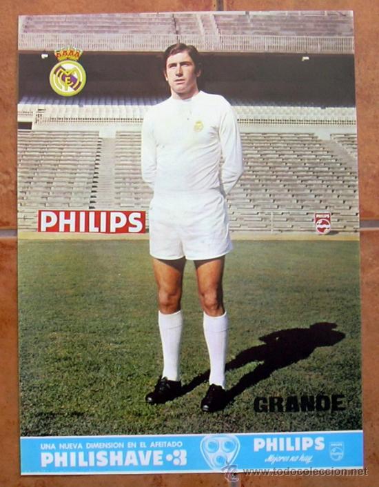 Sammelleidenschaft Sport: Real Madrid - Grande - Poster tama&ntilde;o 41x30 - a&ntilde;os 70