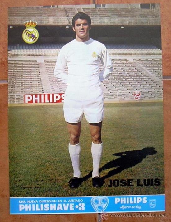 Sammelleidenschaft Sport: Real Madrid - Jose Luis - Poster tama&ntilde;o 41x30 - a&ntilde;os 70