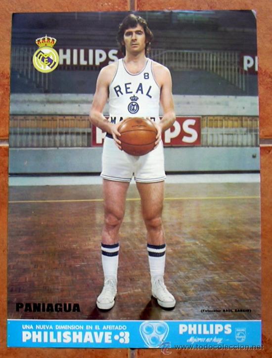 Coleccionismo deportivo: Real Madrid - Paniagua - Poster tama&ntilde;o 41x30 - a&ntilde;os 70