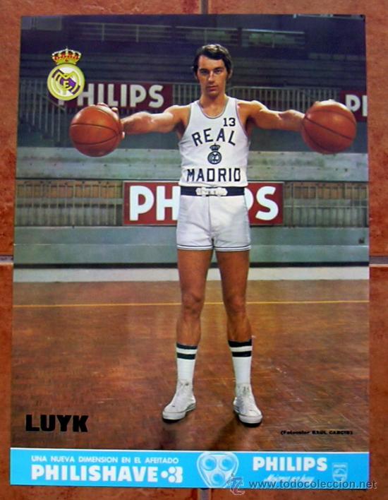 Collectionnisme sportif: Real Madrid - LUYK - Poster tama&ntilde;o 41x30 - a&ntilde;os 70
