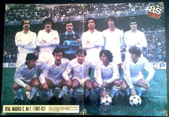 Poster as color real madrid 1981-82 - Vendido en Venta ...