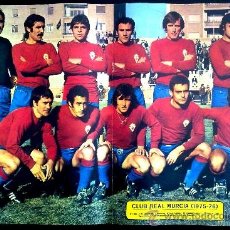 Coleccionismo deportivo: POSTER AS COLOR Nº 241 C. REAL MURCIA 1975-76. Lote 105725783