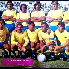 Coleccionismo deportivo: POSTER AS COLOR Nº 232 U.D. LAS PALMAS 1975-76. Lote 31732965