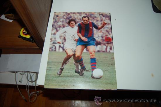 Coleccionismo deportivo: BAR&Ccedil;A: Minip&oacute;ster de ASENSI. 1977 - Foto 1