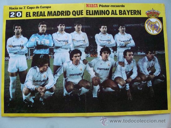 Poster Futbol Alineacion Real Madrid Bayern Sold Through Direct Sale 32956912