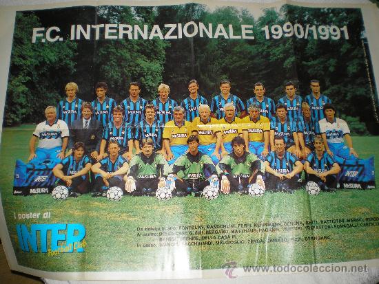 poster inter 90-91 - Acquista Manifesti e poster di calcio antichi