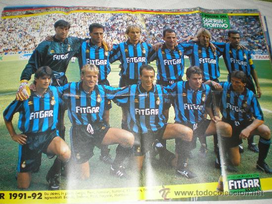 poster inter 91-92 - Acquista Manifesti e poster di calcio antichi su  todocoleccion
