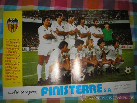 Coleccionismo deportivo: POSTER VALENCIA 82-83 - Foto 1