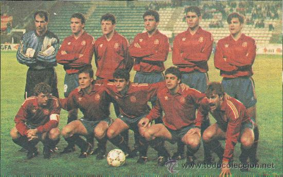 Collectionnisme sportif: SELECCI&Oacute;N ESPA&Ntilde;OLA DE F&Uacute;TBOL: Recorte de 1992