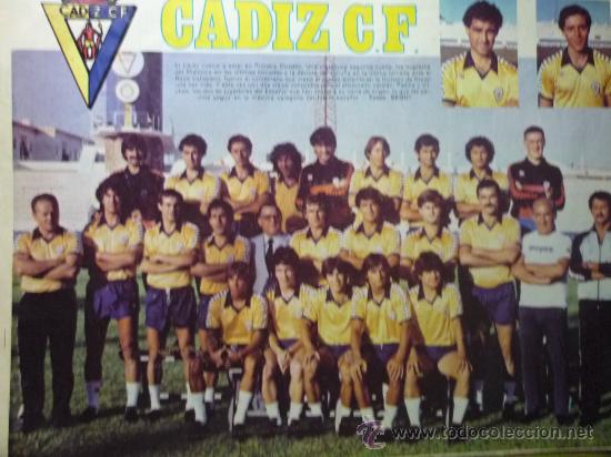 Coleccionismo deportivo: POSTER DEL CADIZ C.F. REVISTA DEPORTIVA DICEN...