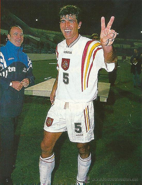 Collectionnisme sportif: SELECCI&Oacute;N ESPA&Ntilde;OLA DE F&Uacute;TBOL: Recorte de MIGUEL &Aacute;NGEL NADAL