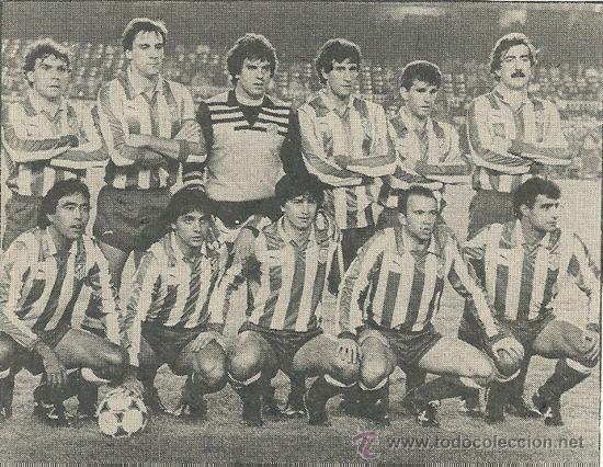 Collectionnisme sportif: ATL&Eacute;TICO DE MADRID: Recorte de mediados de los a&ntilde;os 80
