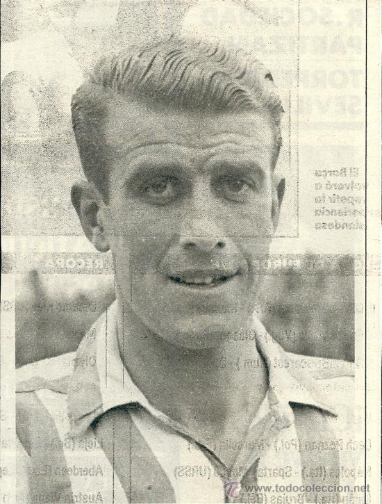 Collectionnisme sportif: REAL BETIS BALOMPI&Eacute;: Recorte de SIM&Oacute;N LECUE, m&iacute;tico jugador de los a&ntilde;os 30