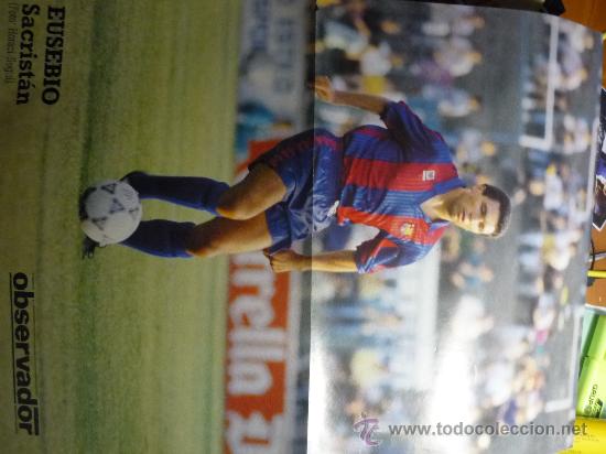 Sammelleidenschaft Sport: POSTER F.C.BARCELONA JUGADOR EUSEBIO SACRISTAN