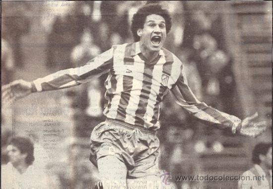 Collectionnisme sportif: ATL&Eacute;TICO DE MADRID: Gran recorte de BALTAZAR. Hacia 1990