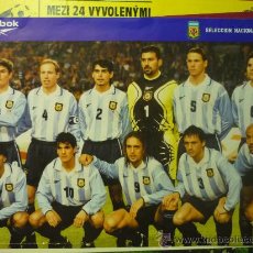 Coleccionismo deportivo: POSTER DE LA SELECCION ARGENTINA DE FUTBOL. Lote 32824502