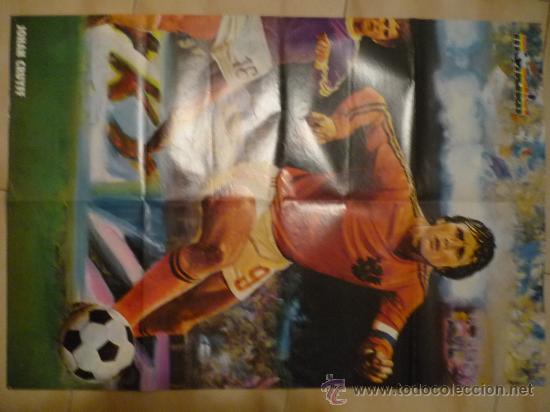 Collectionnisme sportif: CARTEL GRANDE FUTBOL APROX.8O X 6O CON CRUYFF