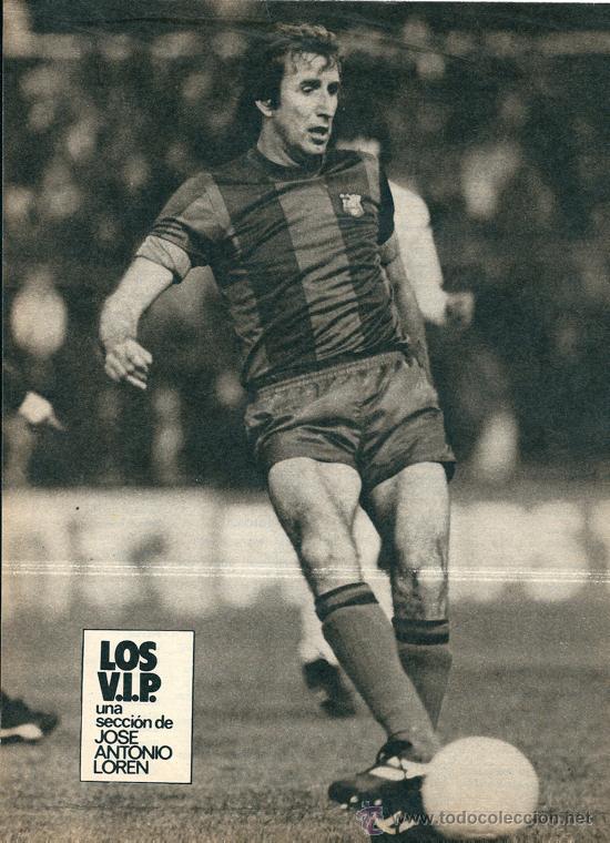 Coleccionismo deportivo: BAR&Ccedil;A: Gran recorte de CHARLY REXACH. 1980 - Foto 1