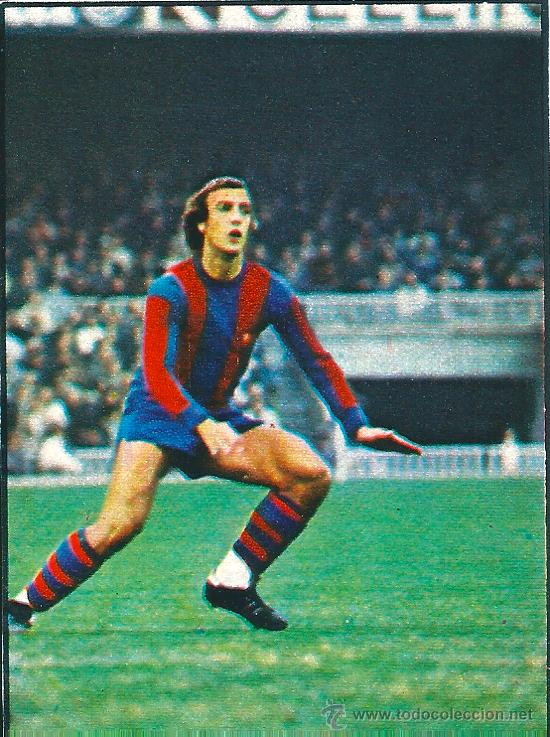Collectionnisme sportif: BAR&Ccedil;A: Recorte de JOHAN NEESKENS. Hacia 1980