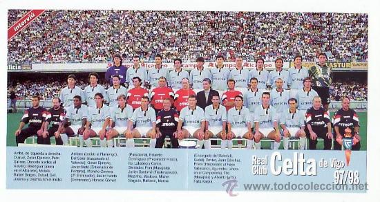 Coleccionismo deportivo: LAMINA CELTA 97-98 - Foto 1