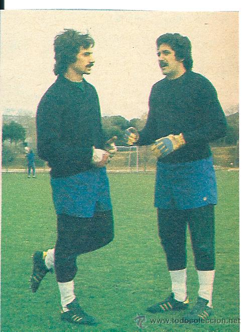 Collectionnisme sportif: REAL MADRID: Recorte de MIGUEL &Aacute;NGEL y MARIANO GARC&Iacute;A REM&Oacute;N