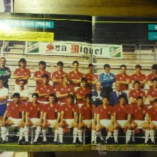 Coleccionismo deportivo: POSTER DE LA REVISTA D.BALON DEL REAL BURGOS 1990-91. Lote 33075438