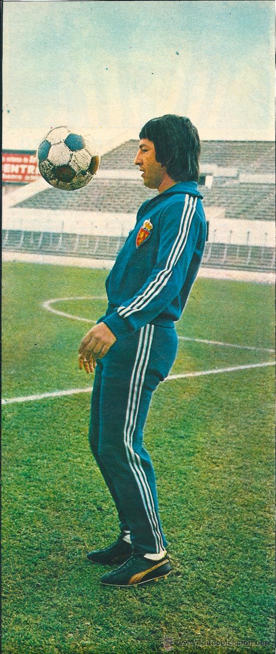 Collezionismo sportivo: REAL ZARAGOZA: Gran recorte de NINO ARR&Uacute;A. 1976