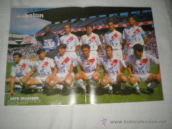 Coleccionismo deportivo: POSTER RAYO VALLECANO 93-94 - Foto 1