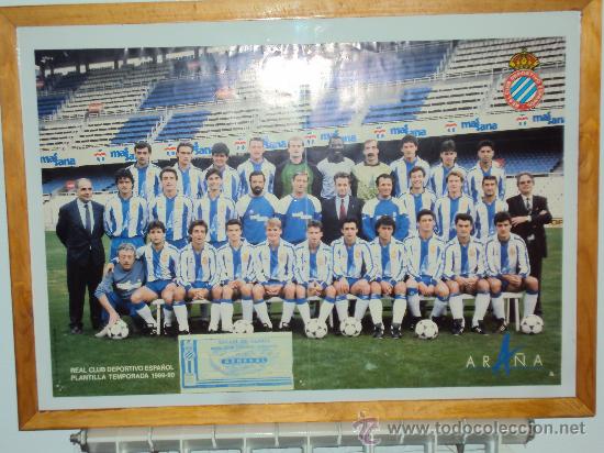 Coleccionismo deportivo: RCD Espa&ntilde;ol 89-90. Ara&ntilde;a. - Foto 1