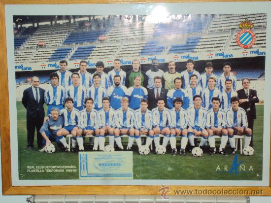 Coleccionismo deportivo: RCD Espa&ntilde;ol 89-90. Ara&ntilde;a. - Foto 5