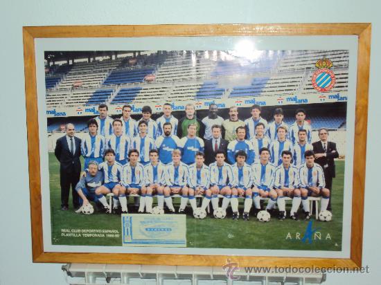 Coleccionismo deportivo: RCD Espa&ntilde;ol 89-90. Ara&ntilde;a. - Foto 6