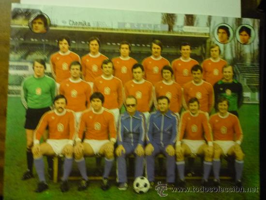 Sammelleidenschaft Sport: POSTER CARTULINA CON SELECC.CHECOSLOVAQUIA
