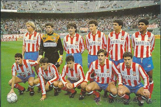 Collezionismo sportivo: ATL&Eacute;TICO DE MADRID: Recorte de la temporada 92-93