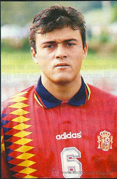 Collezionismo sportivo: SELECCION ESPA&Ntilde;OLA DE F&Uacute;TBOL: Recorte de LU&Iacute;S ENRIQUE. 1994