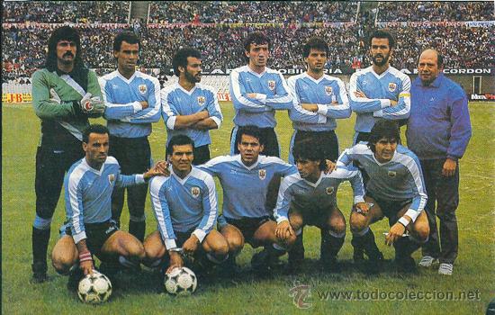 Colecionismo desportivo: SELECCI&Oacute;N DE F&Uacute;TBOL DE URUGUY: Recorte de 1990