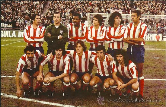Colecionismo desportivo: ATL&Eacute;TICO DE MADRID: Recorte de un equipo de 1976