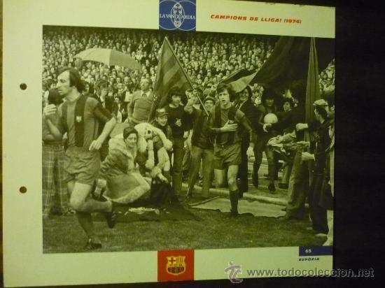 Sammelleidenschaft Sport: LAMINA LA VANGUARDIA .-EL GRAN ALBUM DEL BAR&Ccedil;A .- CRUYFF