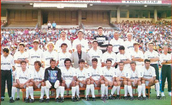 Collezionismo sportivo: REAL MADRID: Recorte de la plantilla de la temporada 91-92