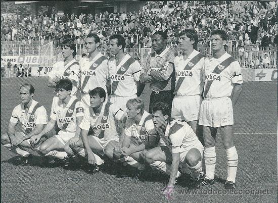 Collezionismo sportivo: RAYO VALLECANO: Recorte de los primeros a&ntilde;os 90