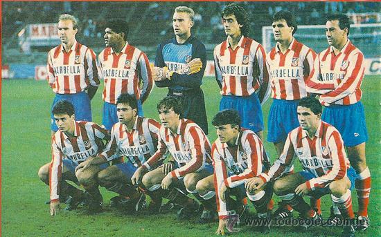Collezionismo sportivo: ATL&Eacute;TICO DE MADRID: Recorte de los primeros a&ntilde;os 90