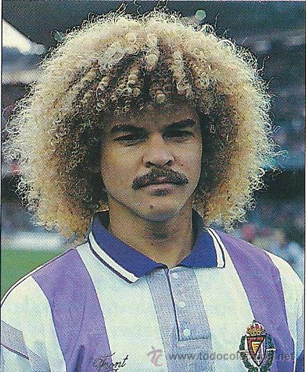 Colecionismo desportivo: REAL VALLADOLID: Recorte de VALDERRAMA. Primeros a&ntilde;os 90