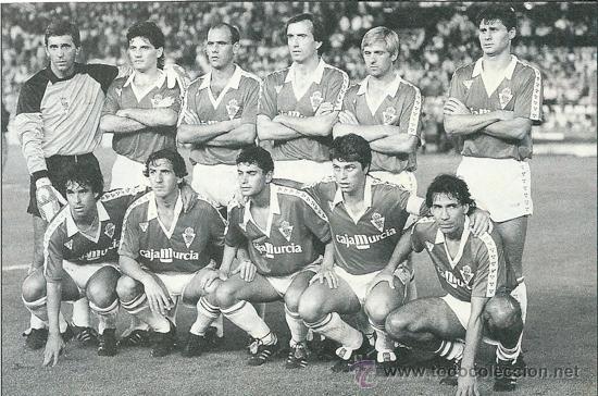 Collezionismo sportivo: REAL MURCIA: Recorte de la temporada 86-87