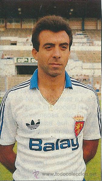Collezionismo sportivo: REAL ZARAGOZA: Recorte de GARC&Iacute;A CORT&Eacute;S. 1987