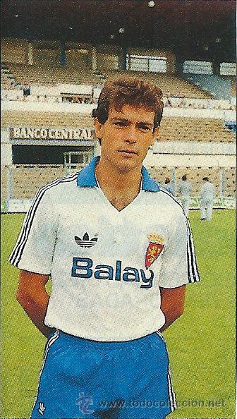 Collezionismo sportivo: REAL ZARAGOZA: Recorte de LUMBRERAS. 1987
