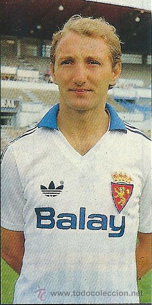 Collezionismo sportivo: REAL ZARAGOZA: Recorte de CASAJ&Uacute;S. 1987