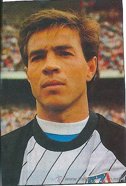 Collezionismo sportivo: ATL&Eacute;TICO DE MADRID: Recorte de ABEL. 1987