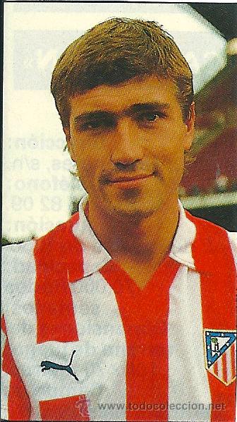 Colecionismo desportivo: ATL&Eacute;TICO DE MADRID: Recorte de JULIO SALINAS. 1987