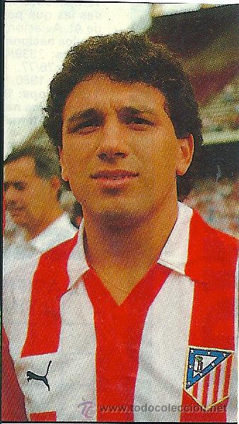 Colecionismo desportivo: ATL&Eacute;TICO DE MADRID: Recorte de EUSEBIO SACRIST&Aacute;N,. 1987